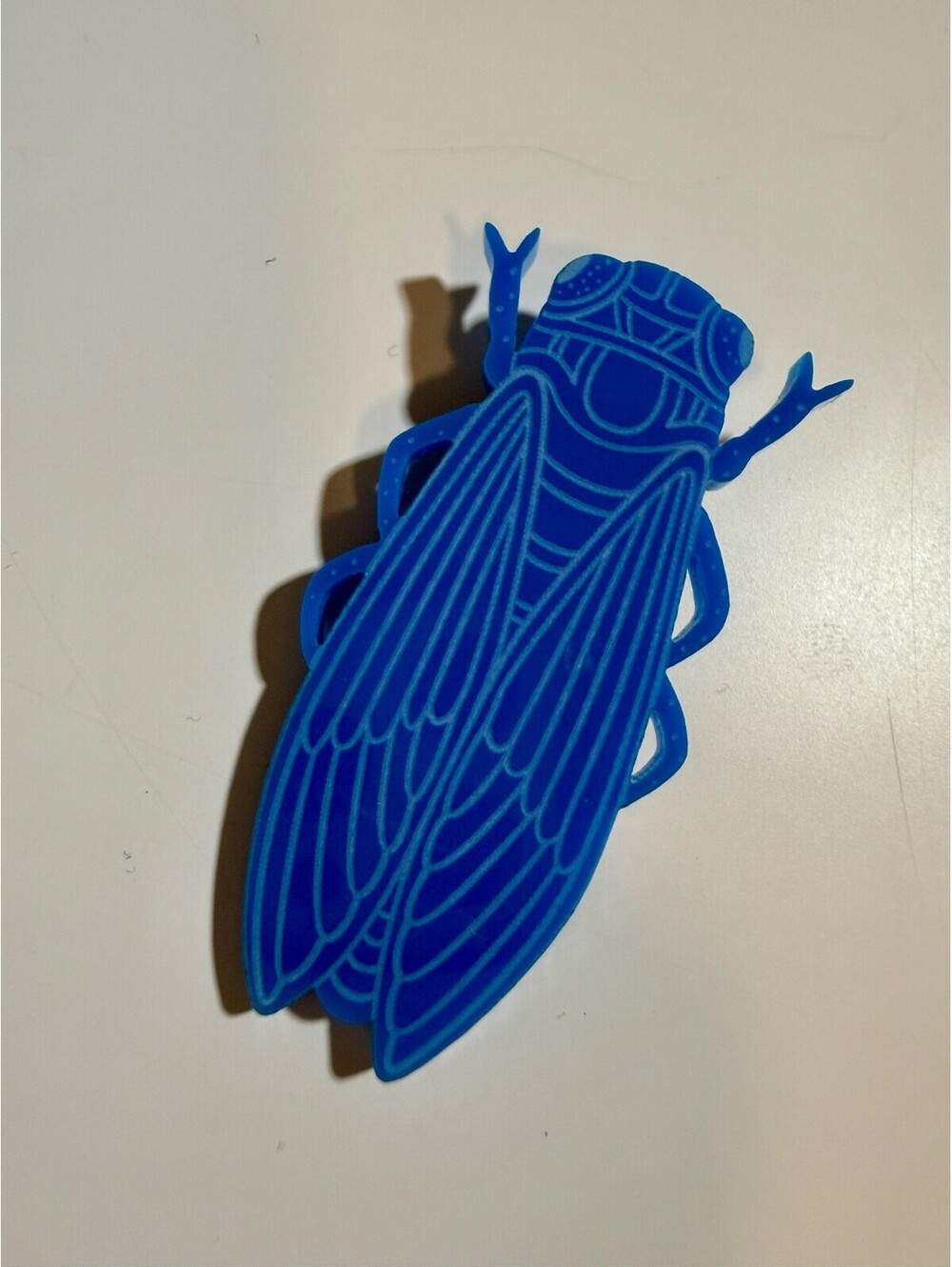 Blue Cicada Mini Brooch - Quetzy Insect Bug Beetle Pin